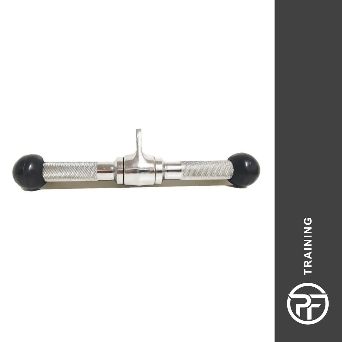 Barra de Tríceps de 35 cm – 180° Hierro Cromada con Movimiento