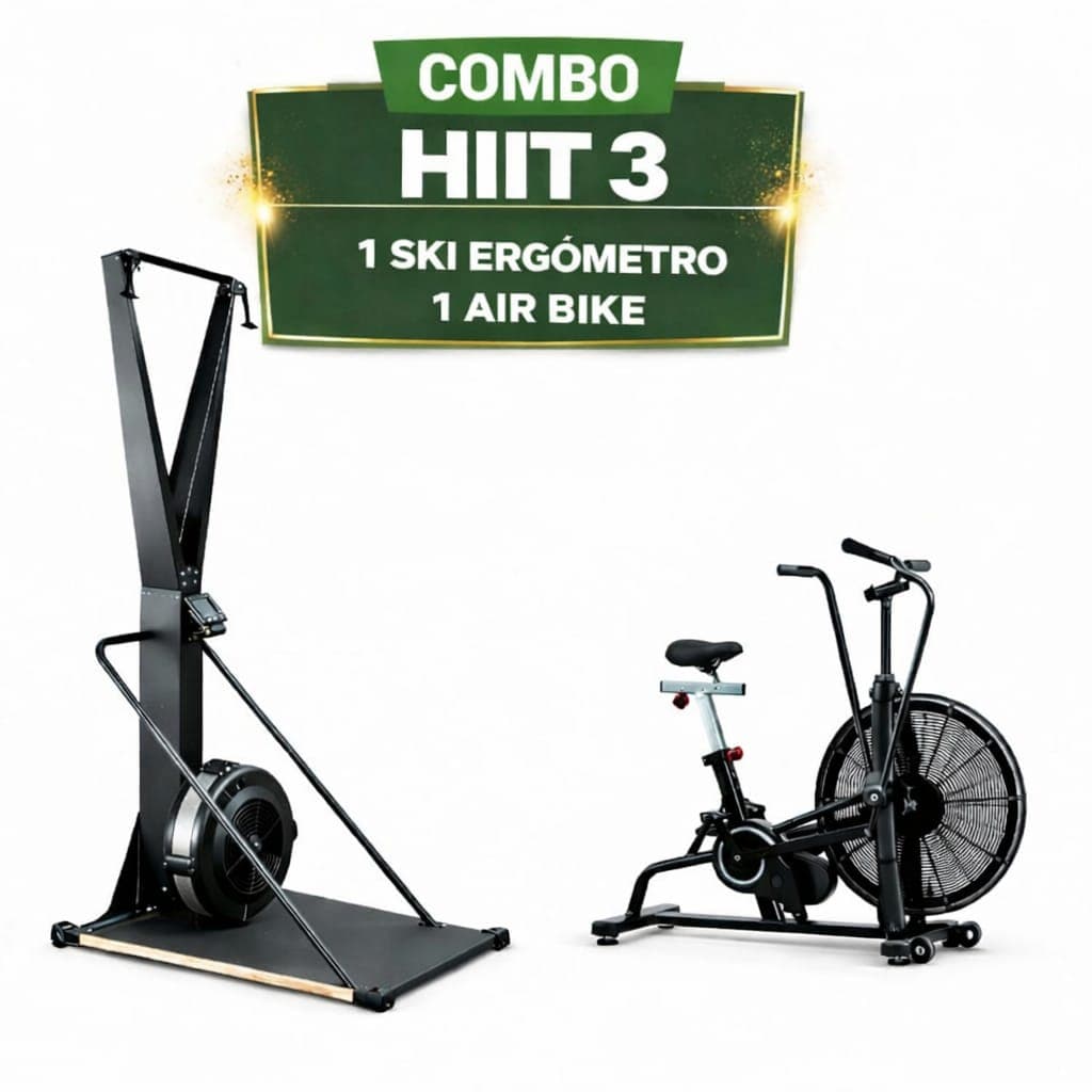 COMBO HIIT 3 – Ski Ego + Air Bike –