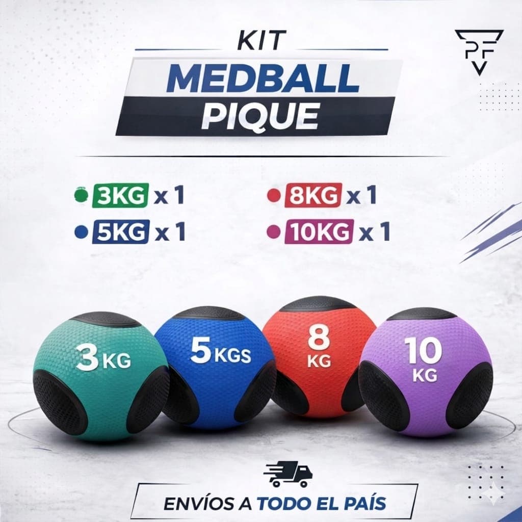 KIT MEDBALL CON PIQUE